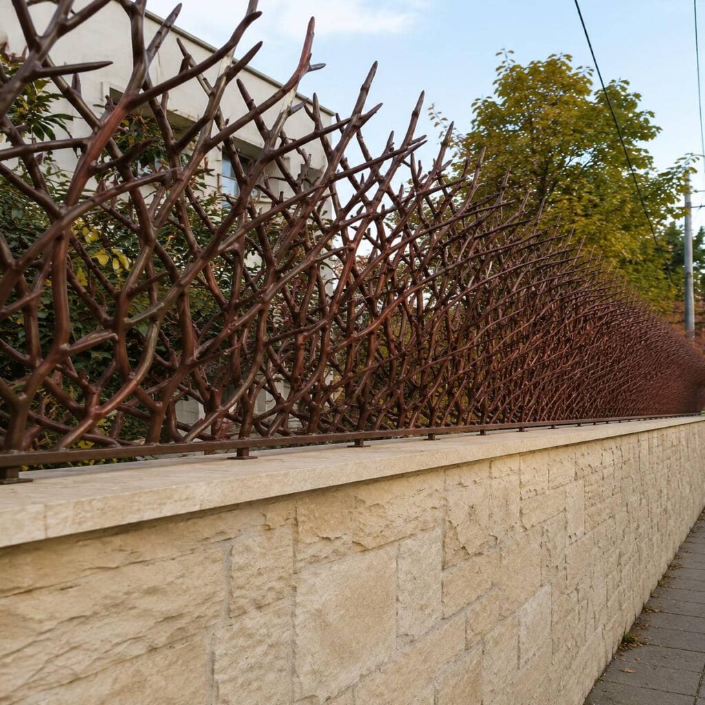 طرح دوشاخه حفاظ ویلایی مدرن برای حفظ حریم