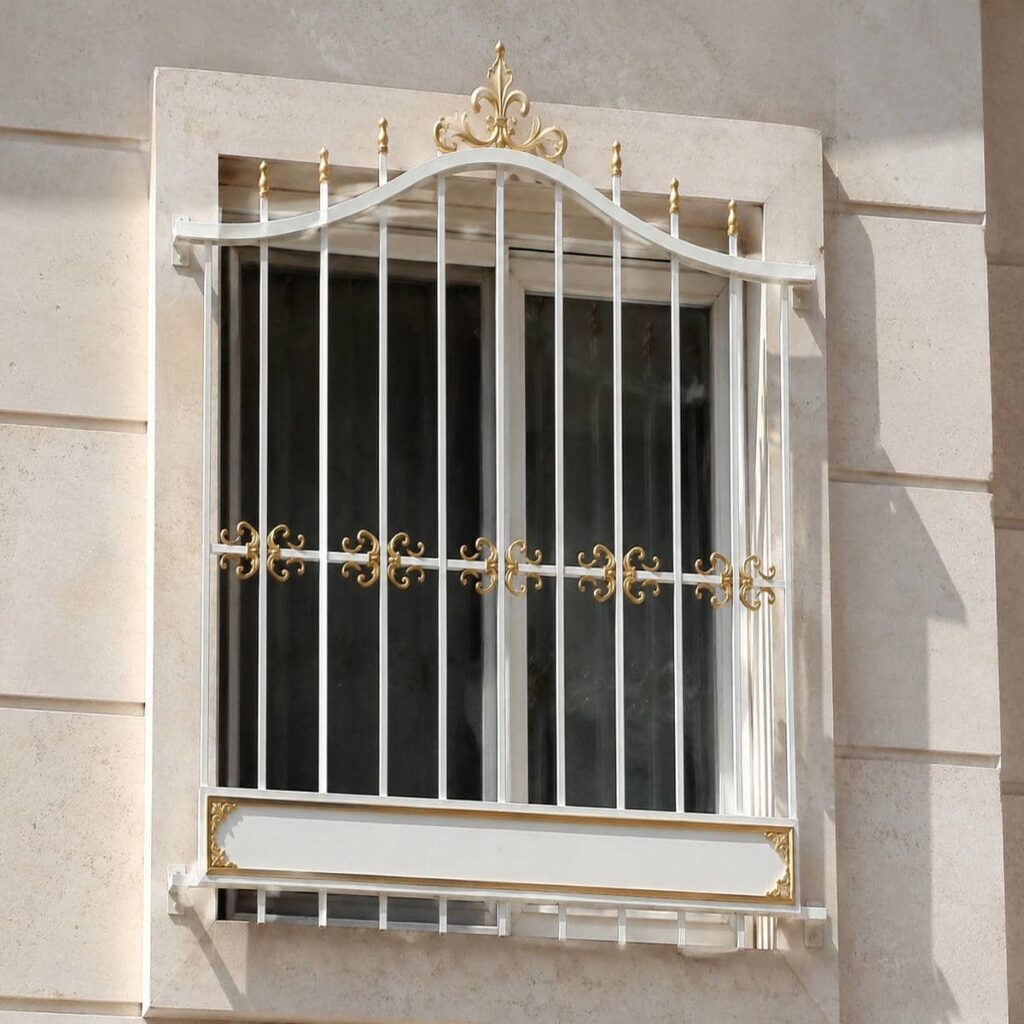خرید حفاظ پنجره قوسی کتیبه دار با قاب مقاوم