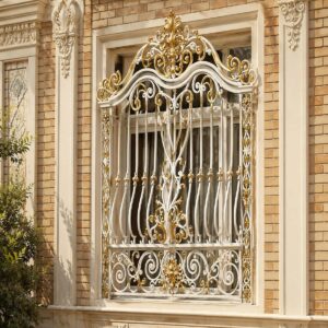 10 مدل حفاظ پنجره قوسی کتیبه دار