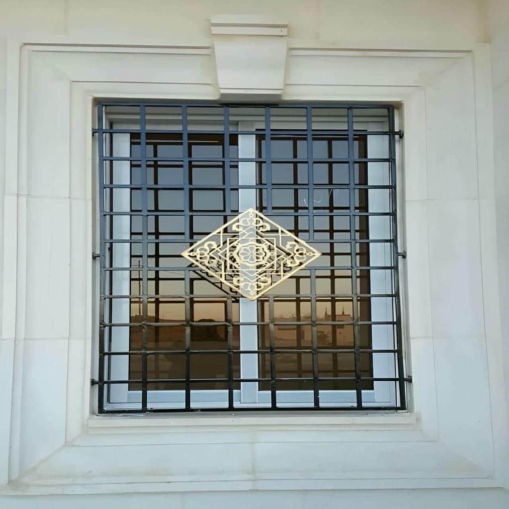 نرده پنجره پروفیلی مقاوم