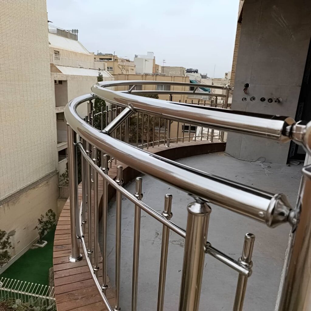 نرده دوبلکس مدرن راه پله