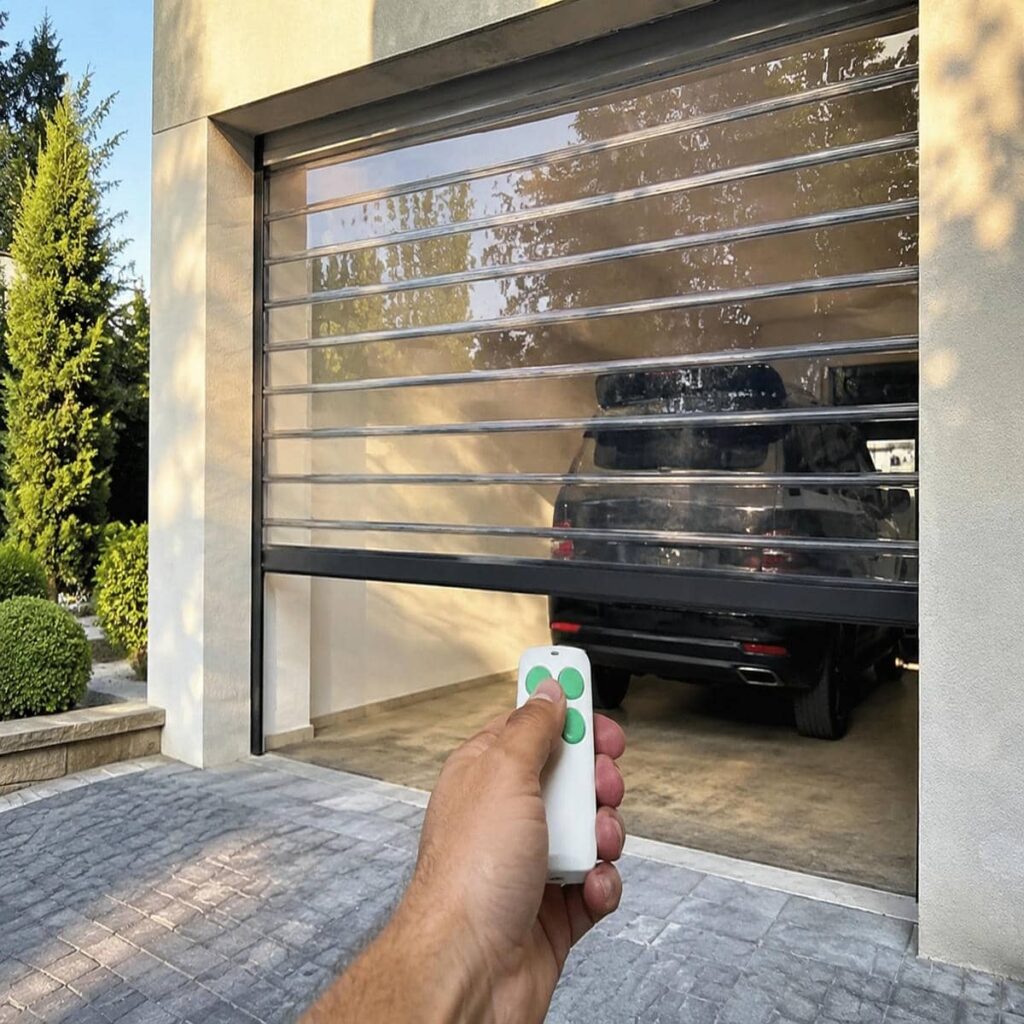 کرکره برقی با طراحی هماهنگ نما