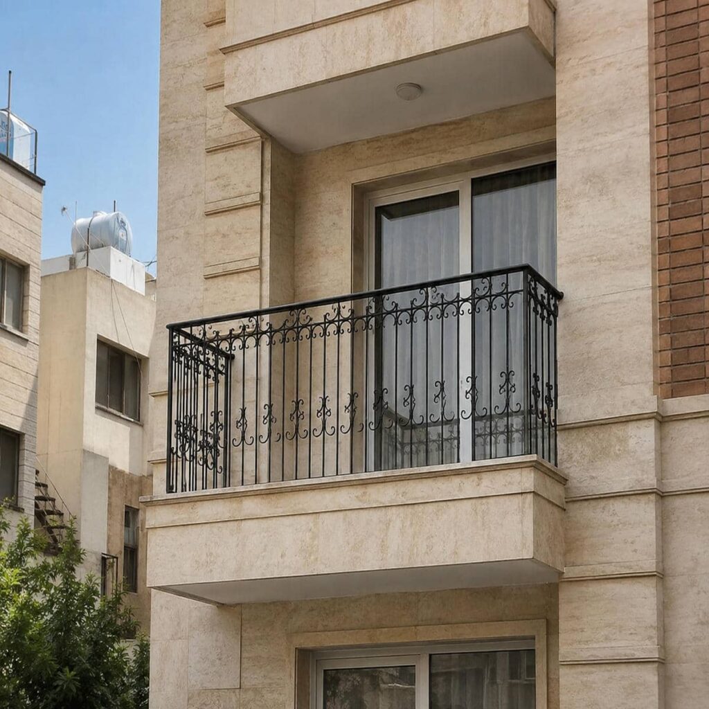 نرده کلاسیک ساختمان