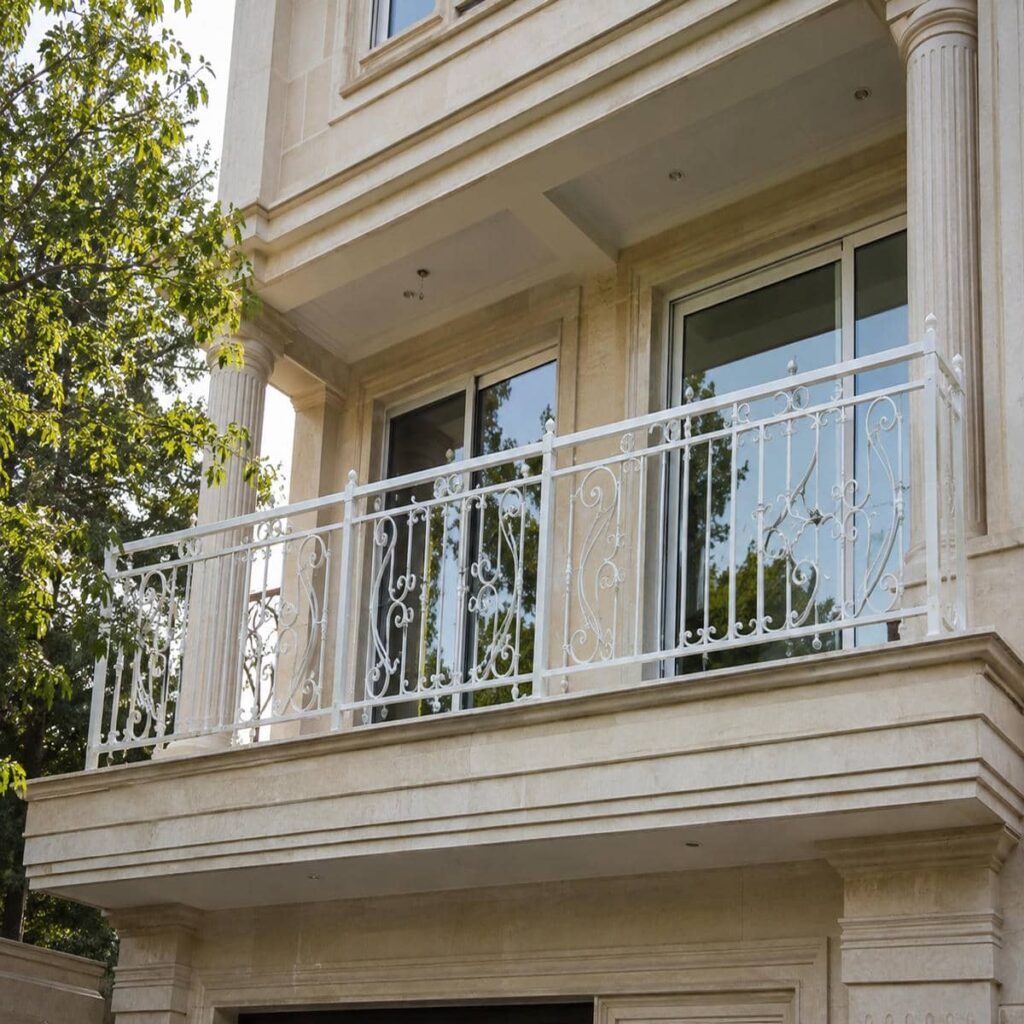 نرده بالکن سبک کلاسیک