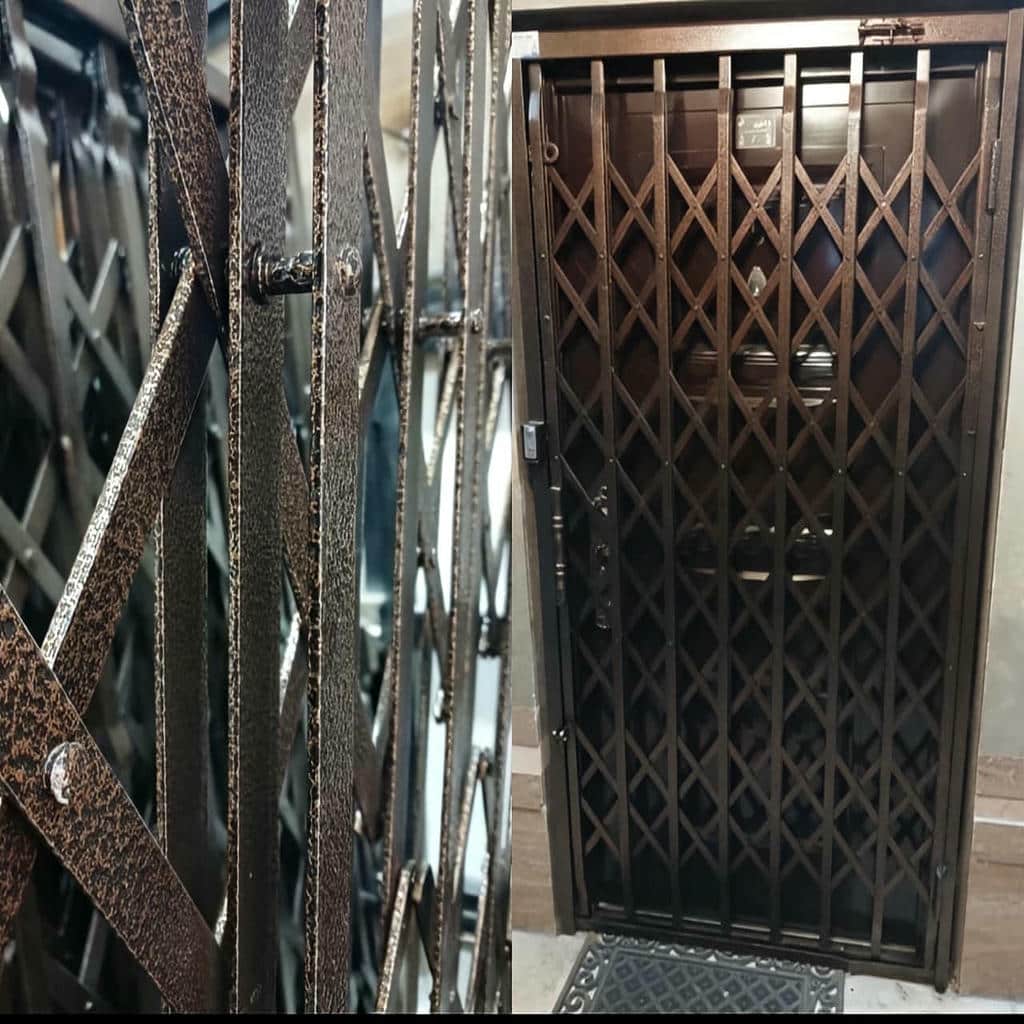 حفاظ درب آکاردئونی بازشونده در استان همدان حفاظ درب آکاردئونی بازشونده در استان همدان