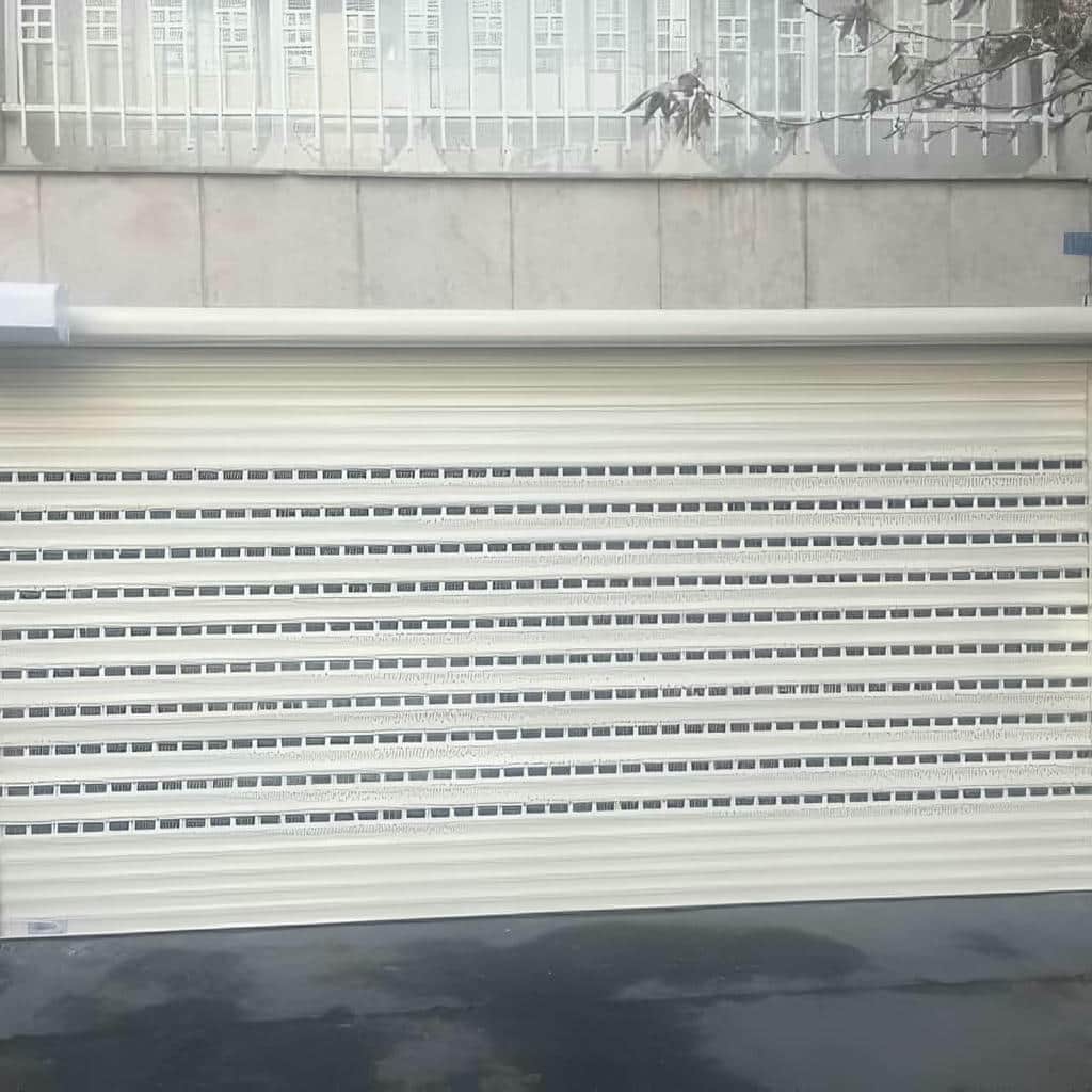 کرکره برقی فولادی مشکی برای پارکینگ