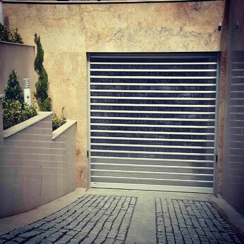 کرکره برقی مشکی در تهران برای پارکینگ مسکونی